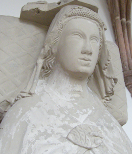 Germany Nurnberg Museum Count Ulrich 1265 with the thumb and 2nd wife Agnes of Wurttemberg 1265 Salzburg 1300